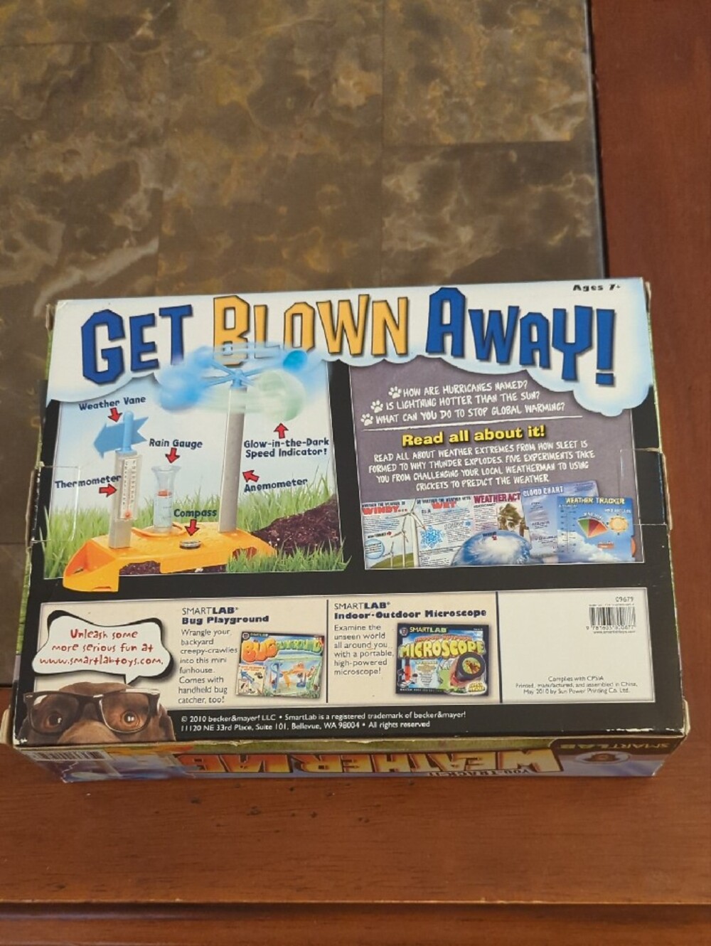New In Box SmartLab You-Track-It Weather Lab Toy - Orange/Blue - Picture 2 of 4